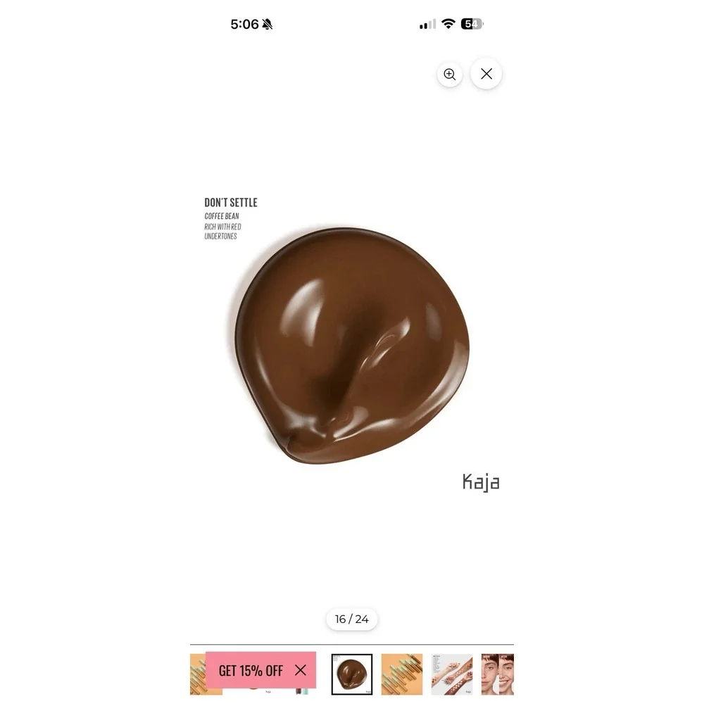 KAJA KOREAN SKINCARE - DON'T SETTLE CONCEALER COFFEE BEAN‎ CAFE BRAND NEW IN BOX